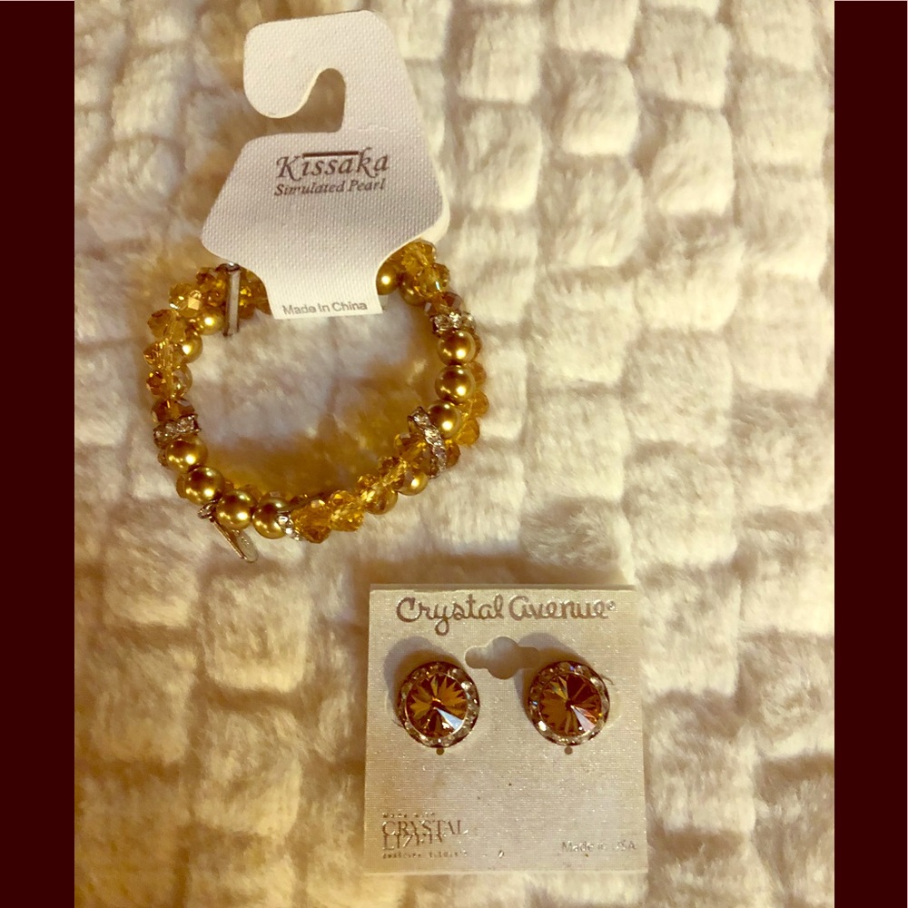 Bracelet and Earrings